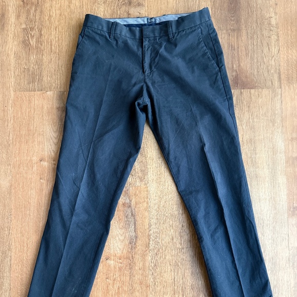 GAP Blue Slim Fit Tailored Khakis Chino Straight Pants Mens SIZE 32X32 - Picture 2 of 7